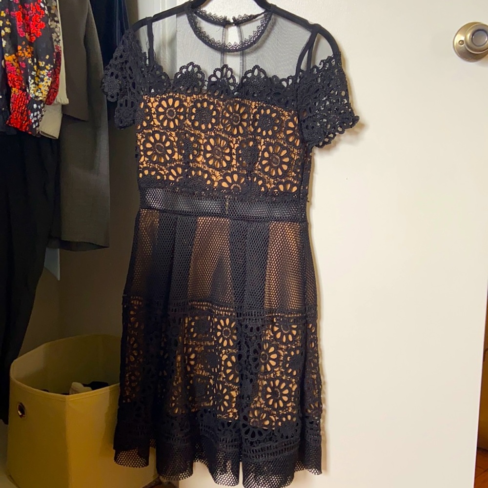 Aqua party dress